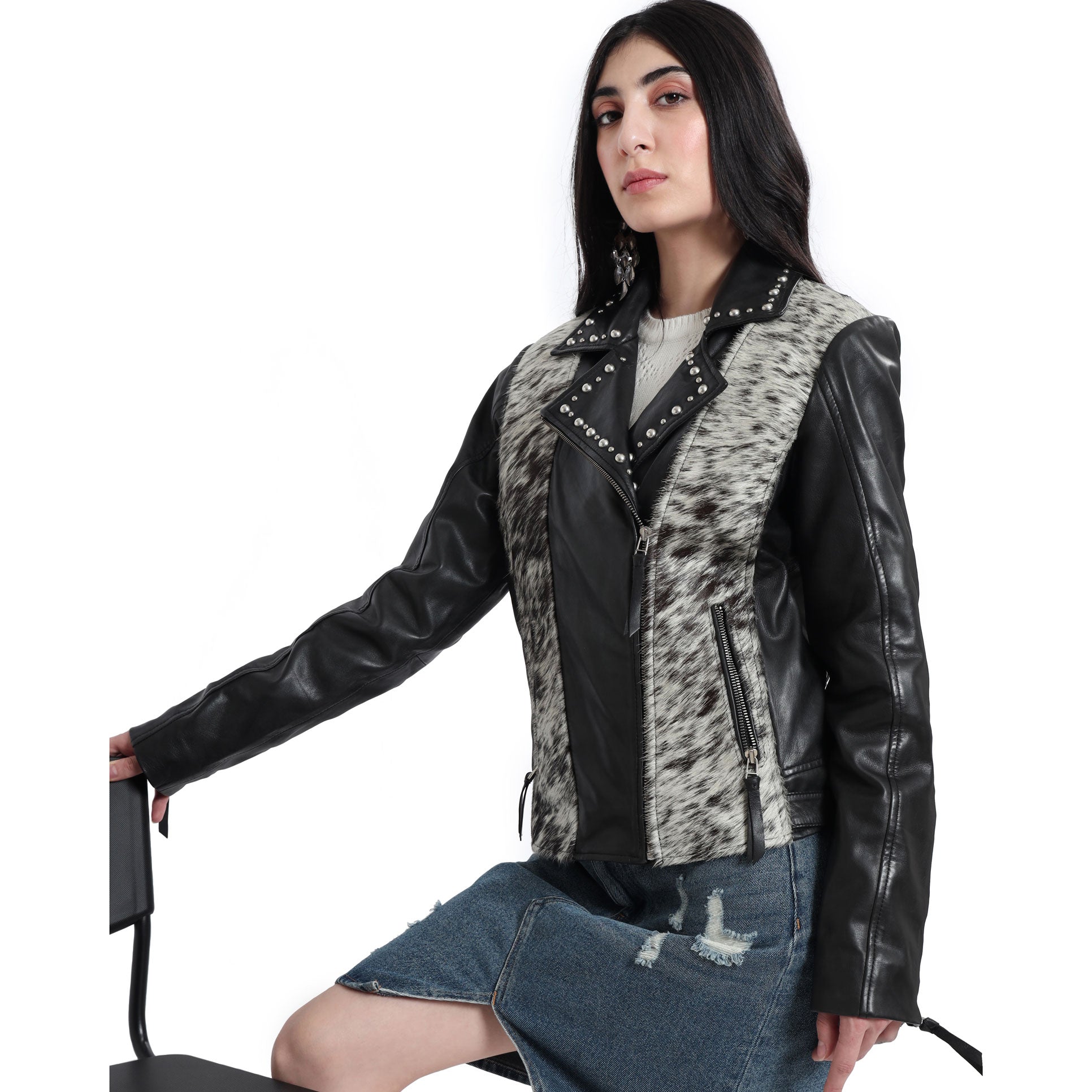 Rockstar Vibes LEATHER Jacket - MyraUSA