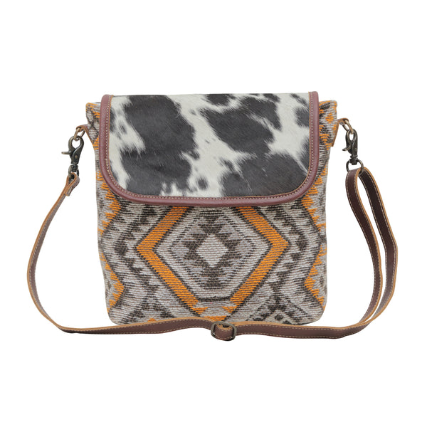 Orange Outlines Small & Crossbody Bag - MyraUSA