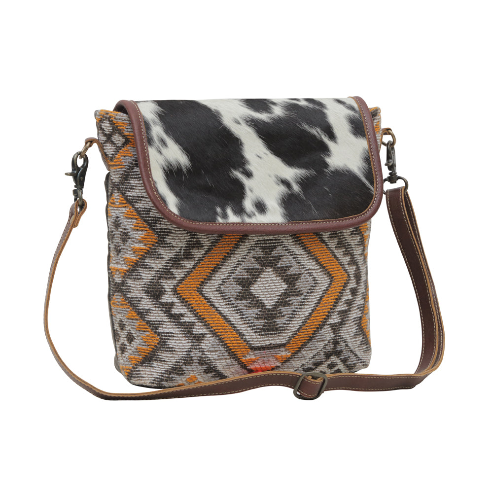Orange Outlines Small & Crossbody Bag - MyraUSA