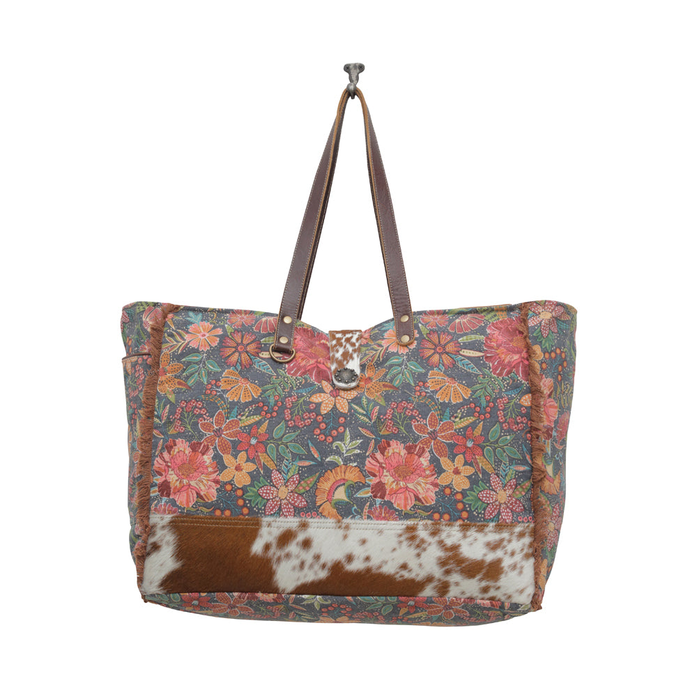 NEW Large buy Myra Bag Floral Weekender Overnight Bag