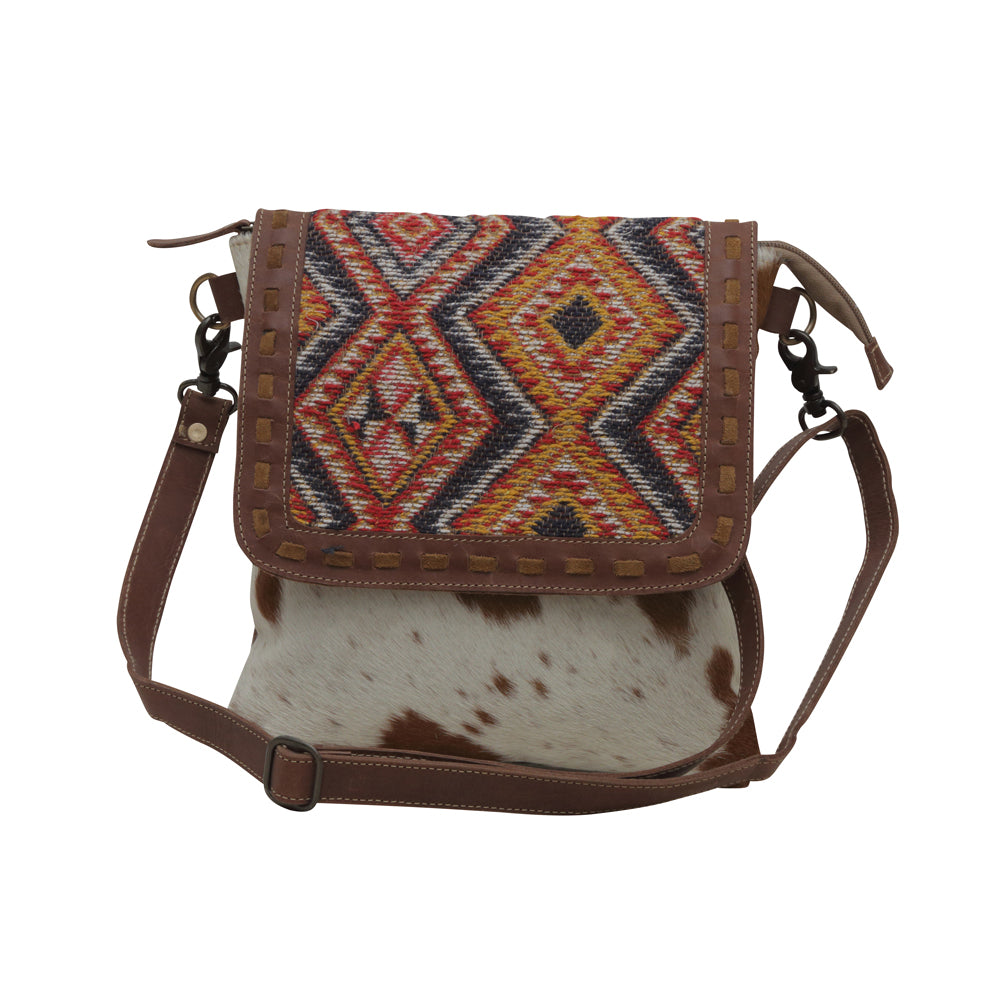Hazelnut Touch Canvas & Hairon Bag - Myra USA