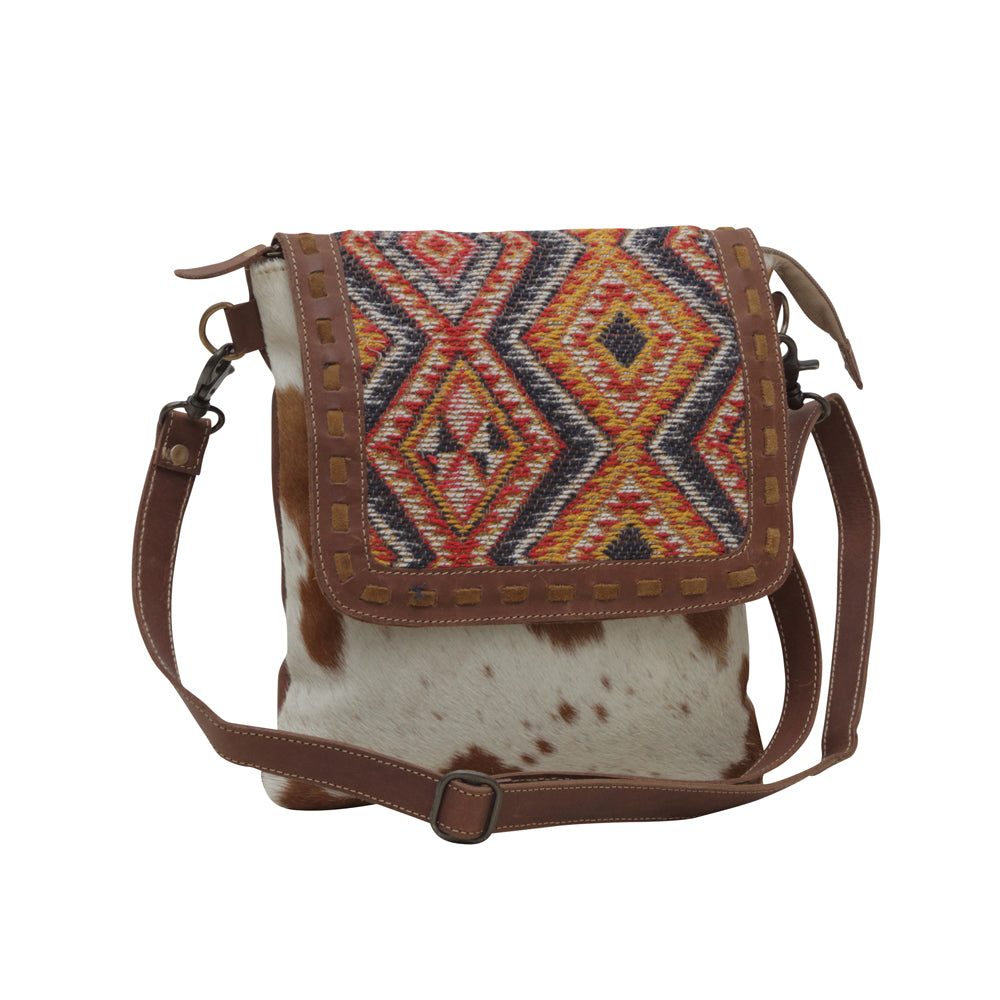 Hazelnut Touch Canvas & Hairon Bag - Myra USA