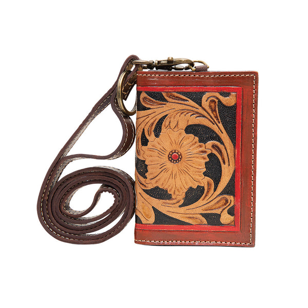 WAVERING FLAMES ID CASE WITH LANYARD