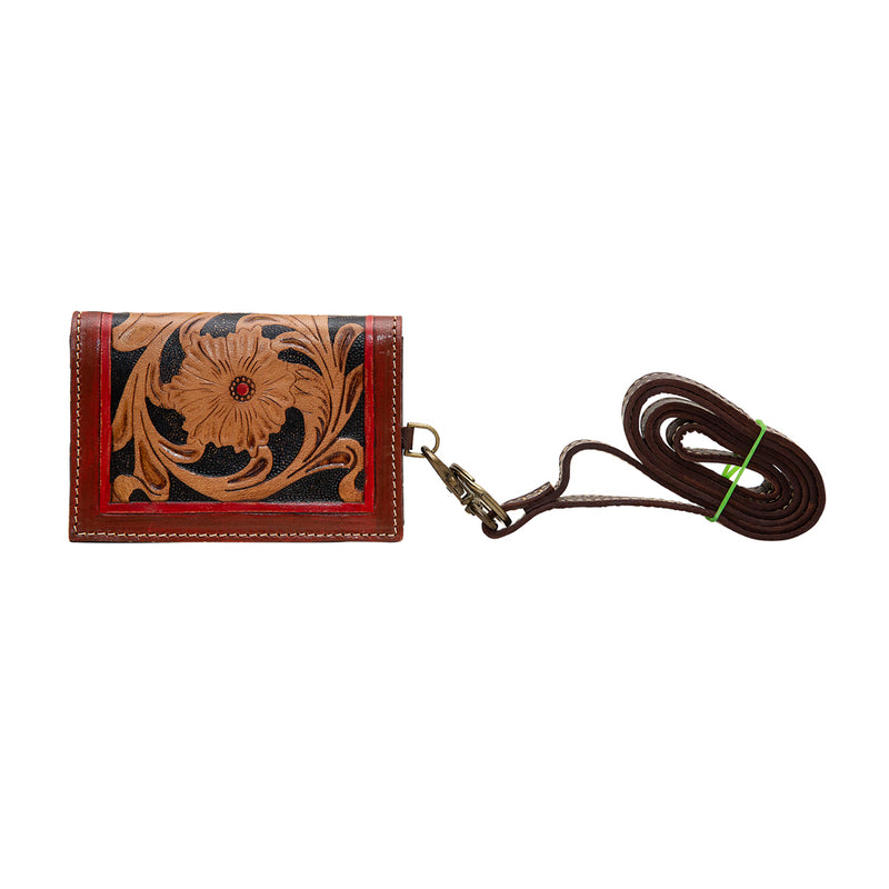 WAVERING FLAMES ID CASE WITH LANYARD