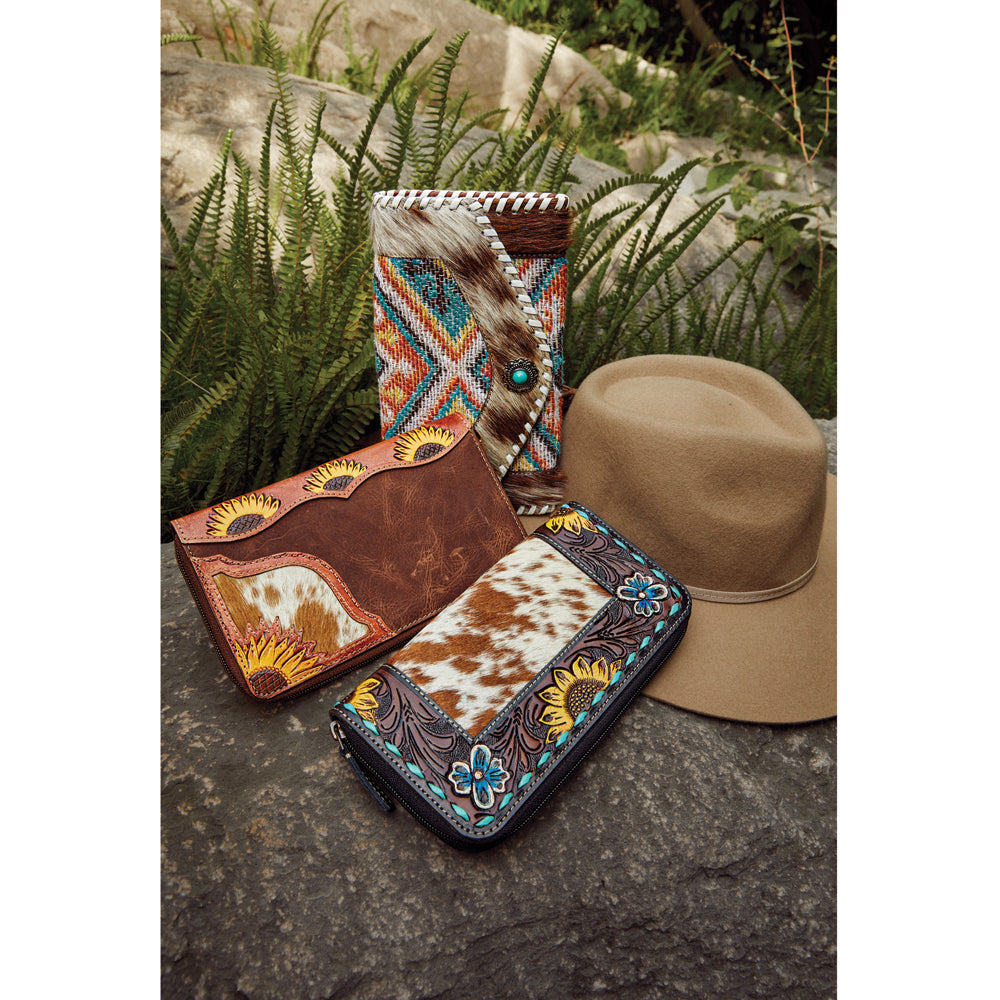 Boho Patchy Wallet - MyraUSA