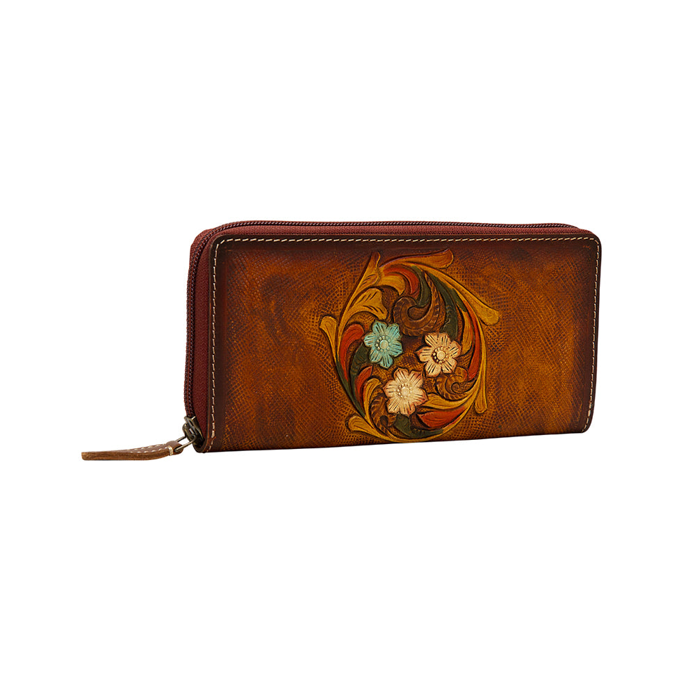 Floral Circular Wallet - MyraUSA