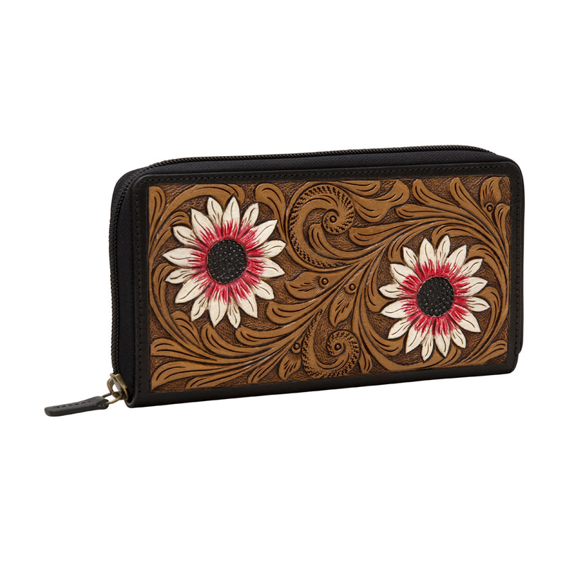 Orange Bloom Wallet