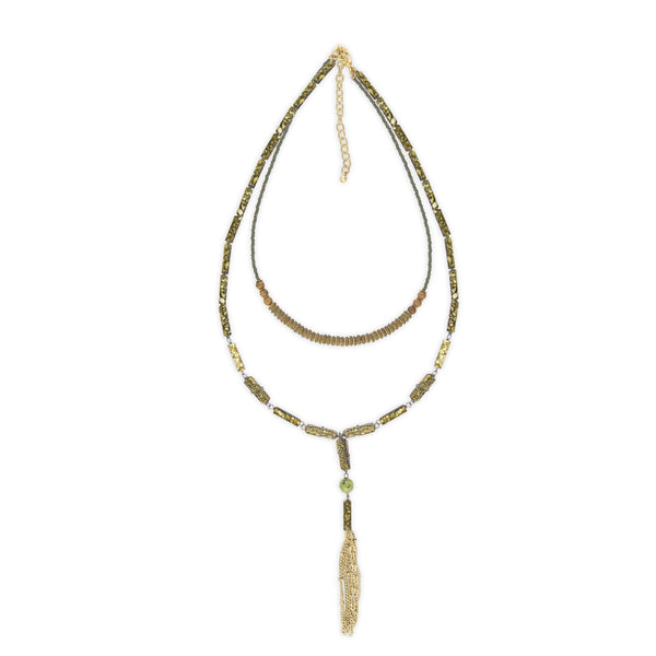 Raw Tan NECKLACE - Myra USA