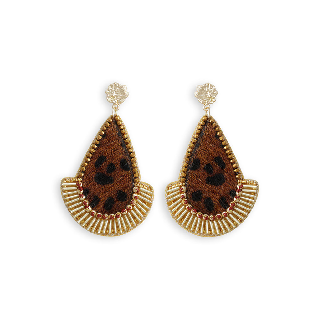 BLUE SPECKS EARRING - MyraUSA