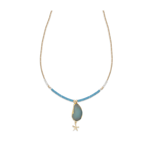 Drop Of Blue NECKLACE - MyraUSA