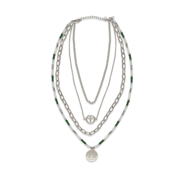 PEARL OF BLUE NECKLACE - MyraUSA