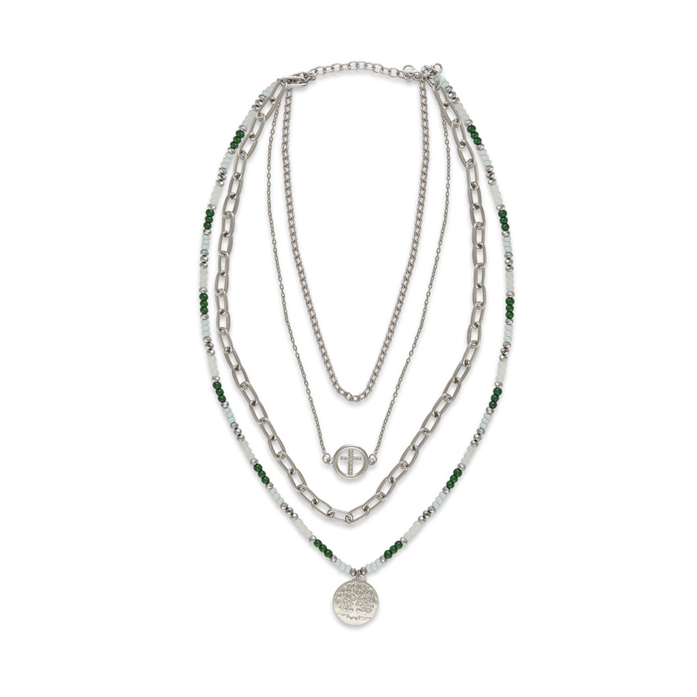 PEARL OF BLUE NECKLACE - MyraUSA