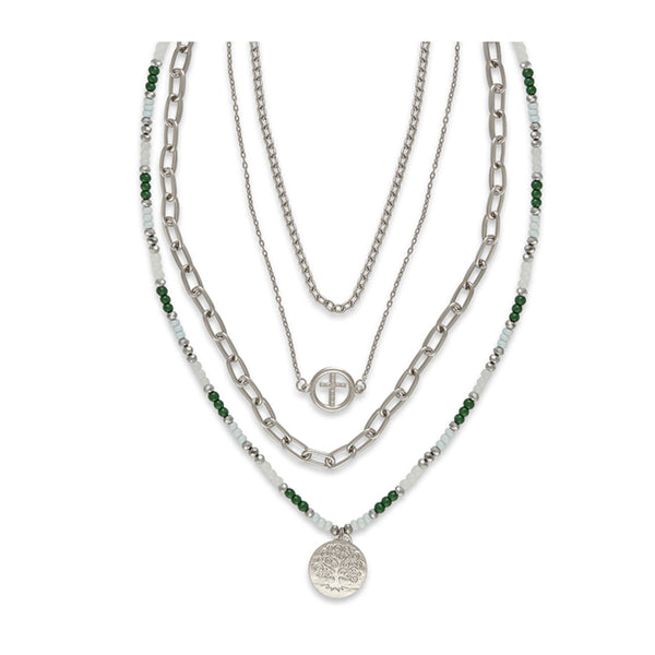 PEARL OF BLUE NECKLACE - MyraUSA