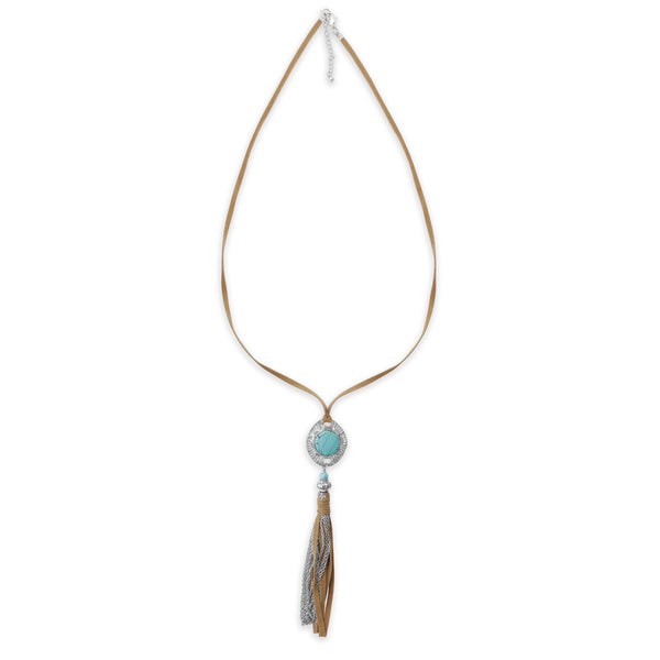 Blue Coin Necklace - MyraUSA