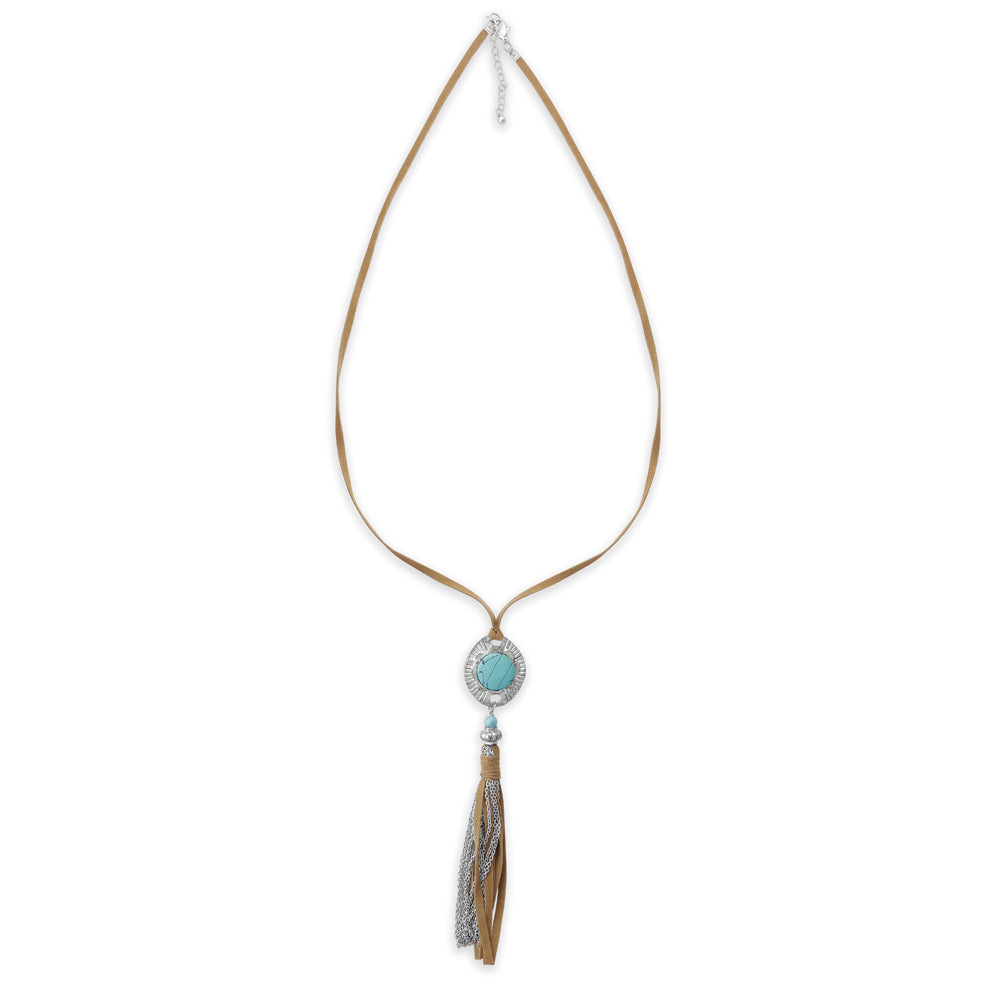 Blue Coin Necklace - MyraUSA