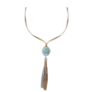 Blue Coin Necklace - MyraUSA