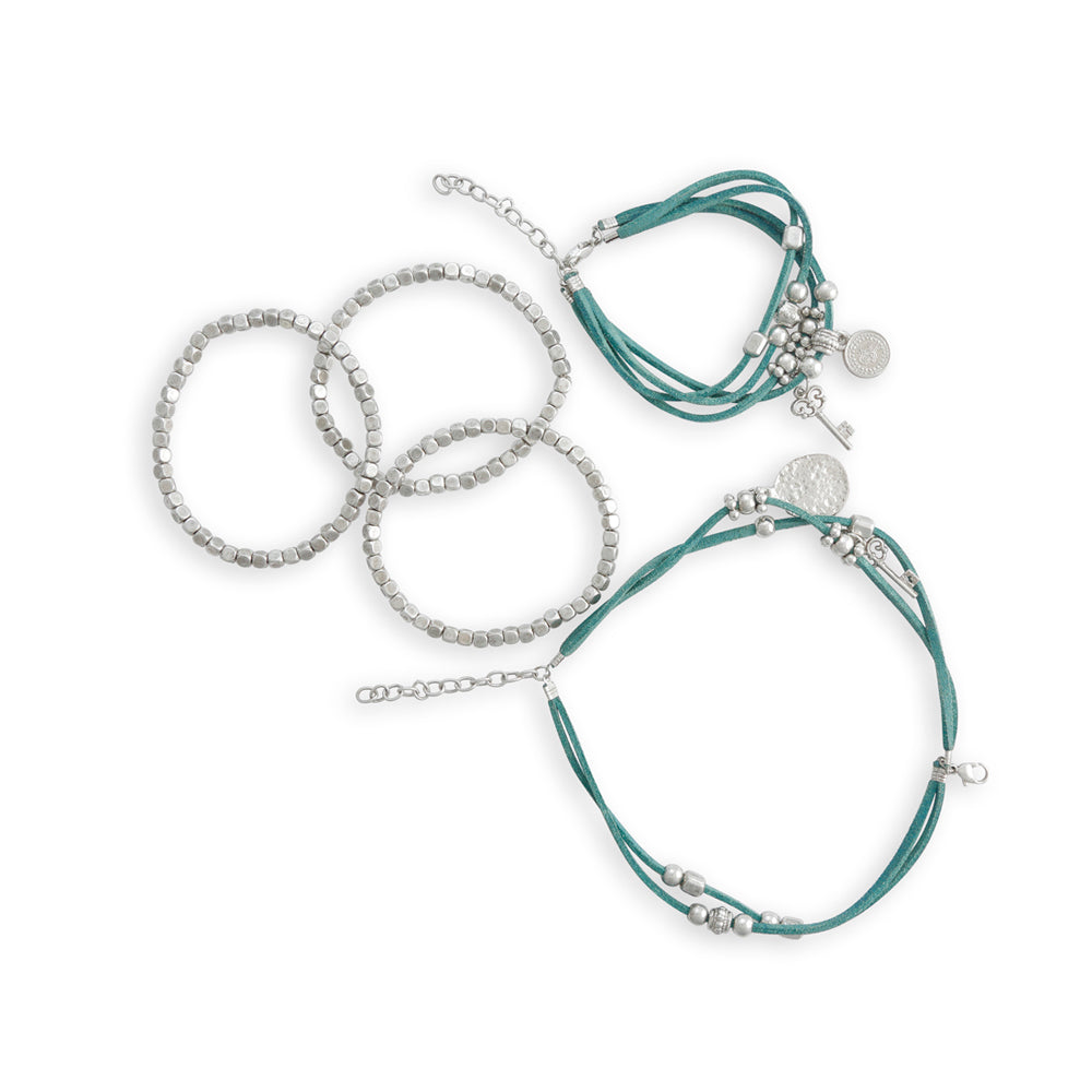 SILVER TROPE BRACELET - MyraUSA