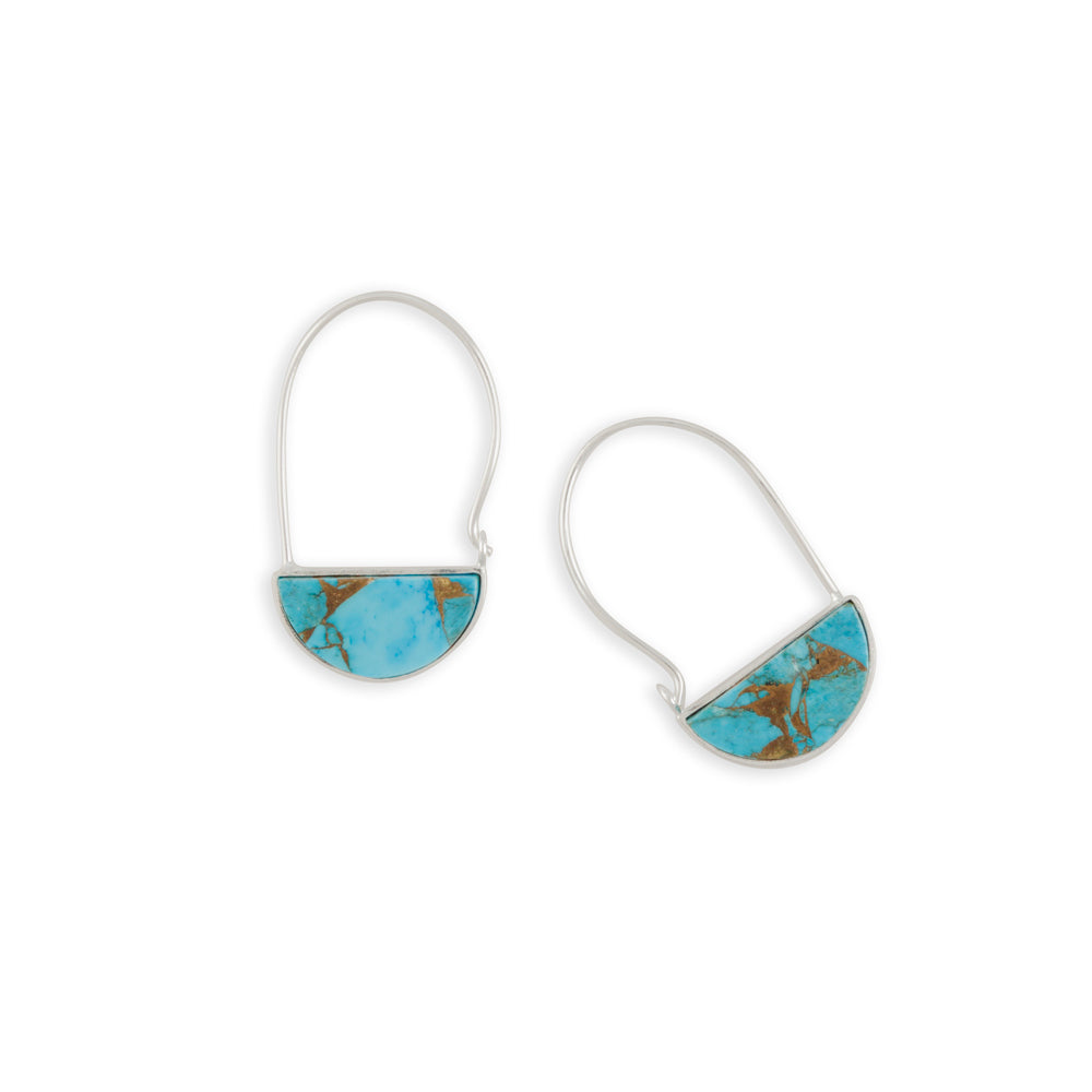 SILVER DIAMETER EARRING - MyraUSA