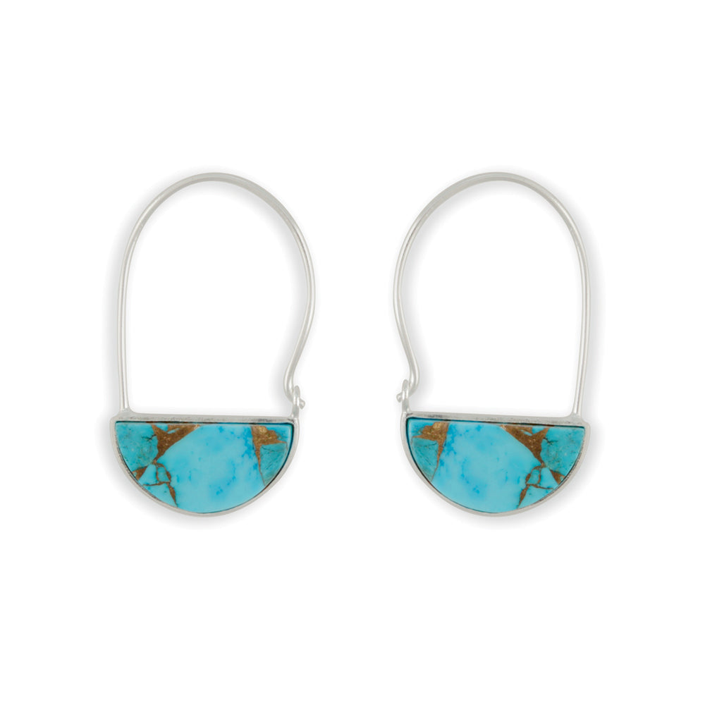SILVER DIAMETER EARRING - MyraUSA