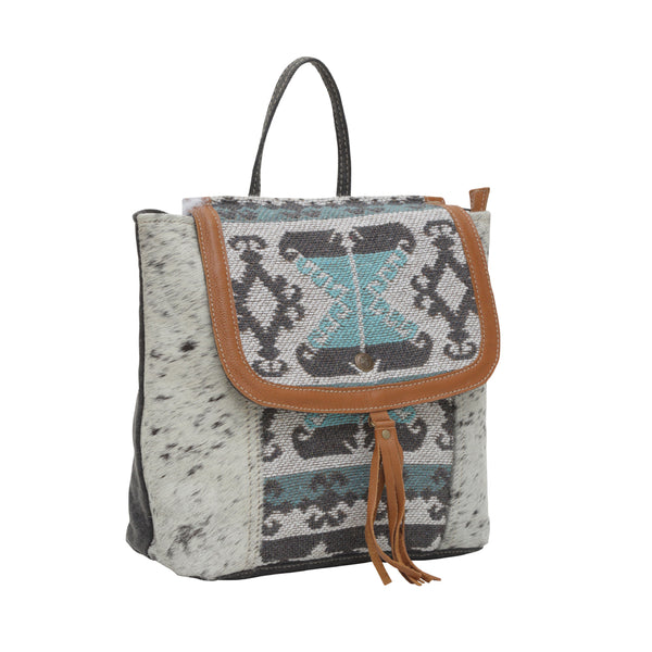 Myra Bag Compulsory Backpack Bag - Canvas, Rug, Hairon & Leather