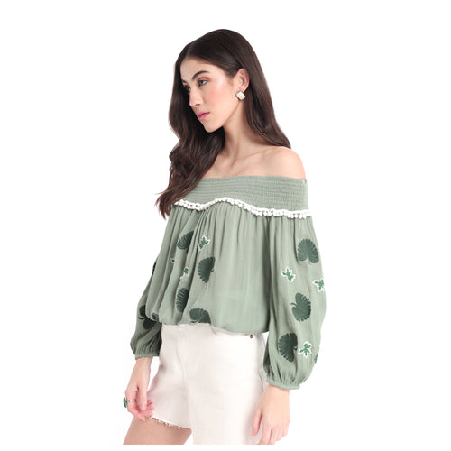 sissy sleeve TOP & SHIRTS SMALL - MyraUSA