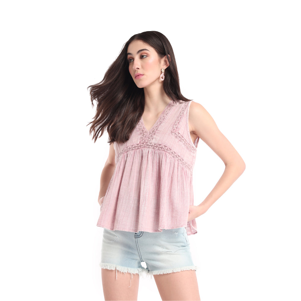 Peachy Breeze TOP & SHIRTS SMALL - MyraUSA