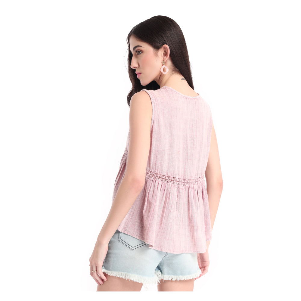 Peachy Breeze TOP & SHIRTS SMALL - MyraUSA