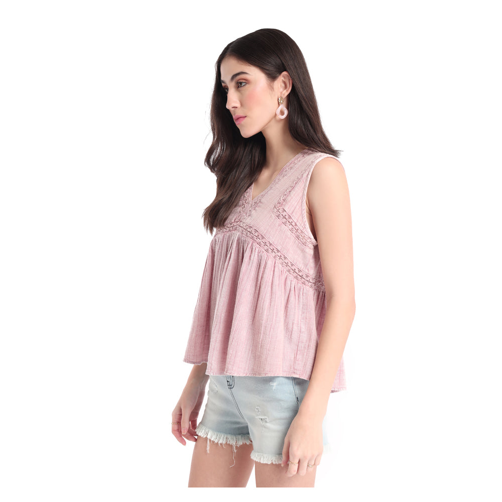 Peachy Breeze TOP & SHIRTS SMALL - MyraUSA