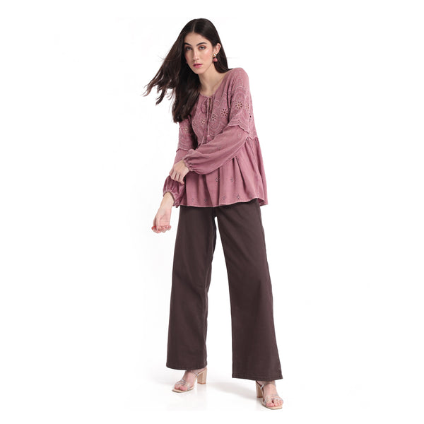 silhouette lace TOP & SHIRTS SMALL - MyraUSA