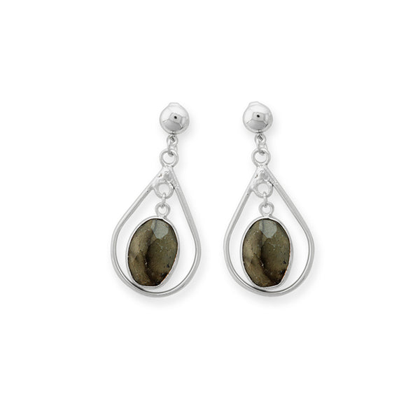 BLACK MOON-EYES EARRING - MyraUSA