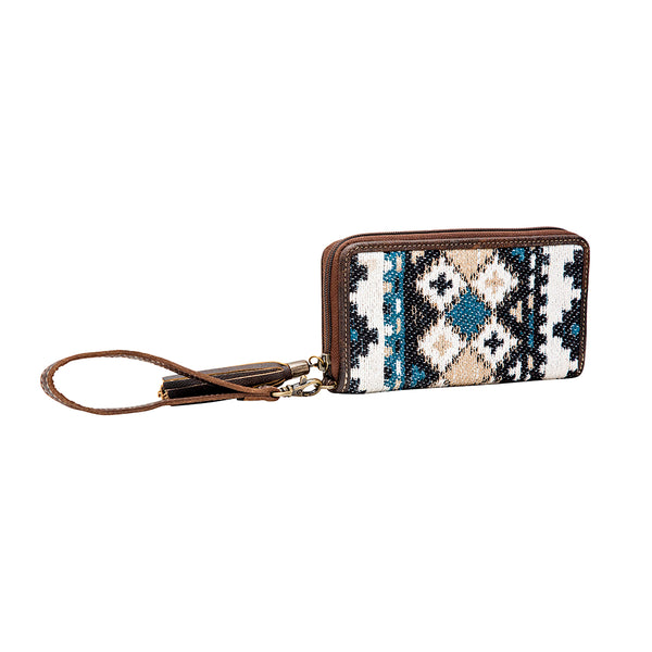 SAND OF SEA WOVEN FABRIC WALLET