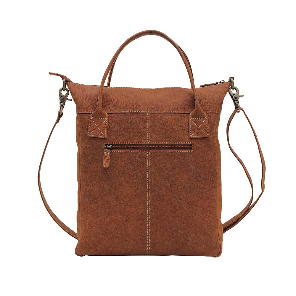 SPIN LEATHER & HAIRON BAG - MyraUSA