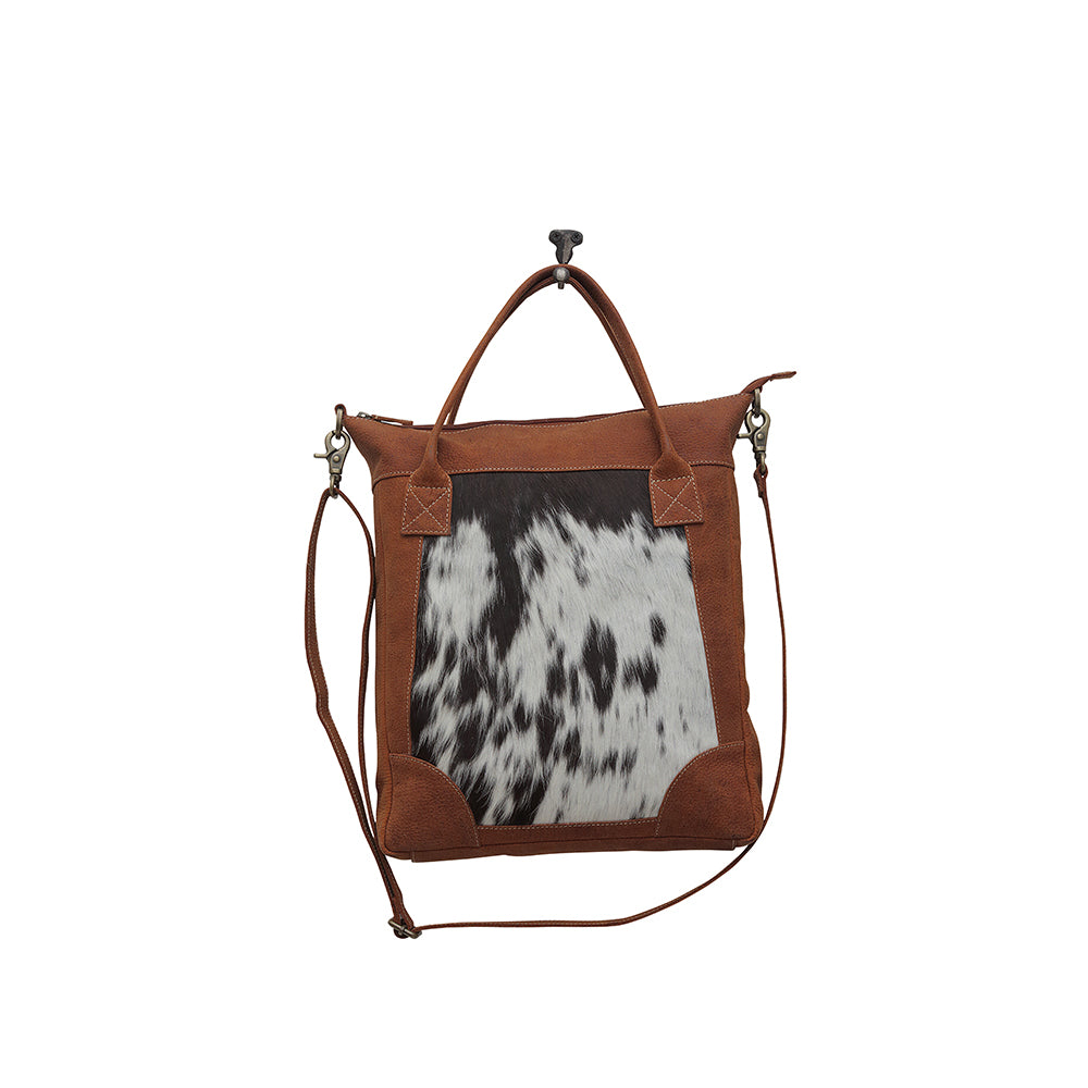 SPIN LEATHER & HAIRON BAG - MyraUSA