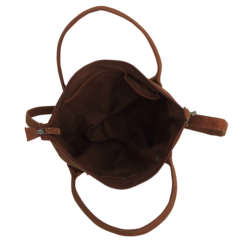 SPIN LEATHER & HAIRON BAG - MyraUSA