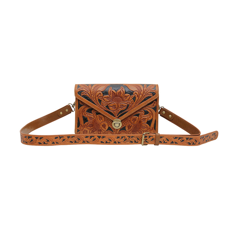 CIRCE HAND-TOOLED BAG