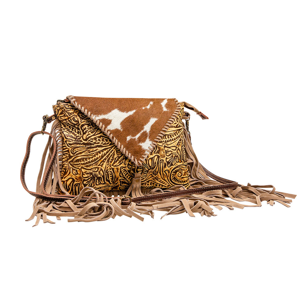 Harappa Leather & Hairon Bag - MyraUSA