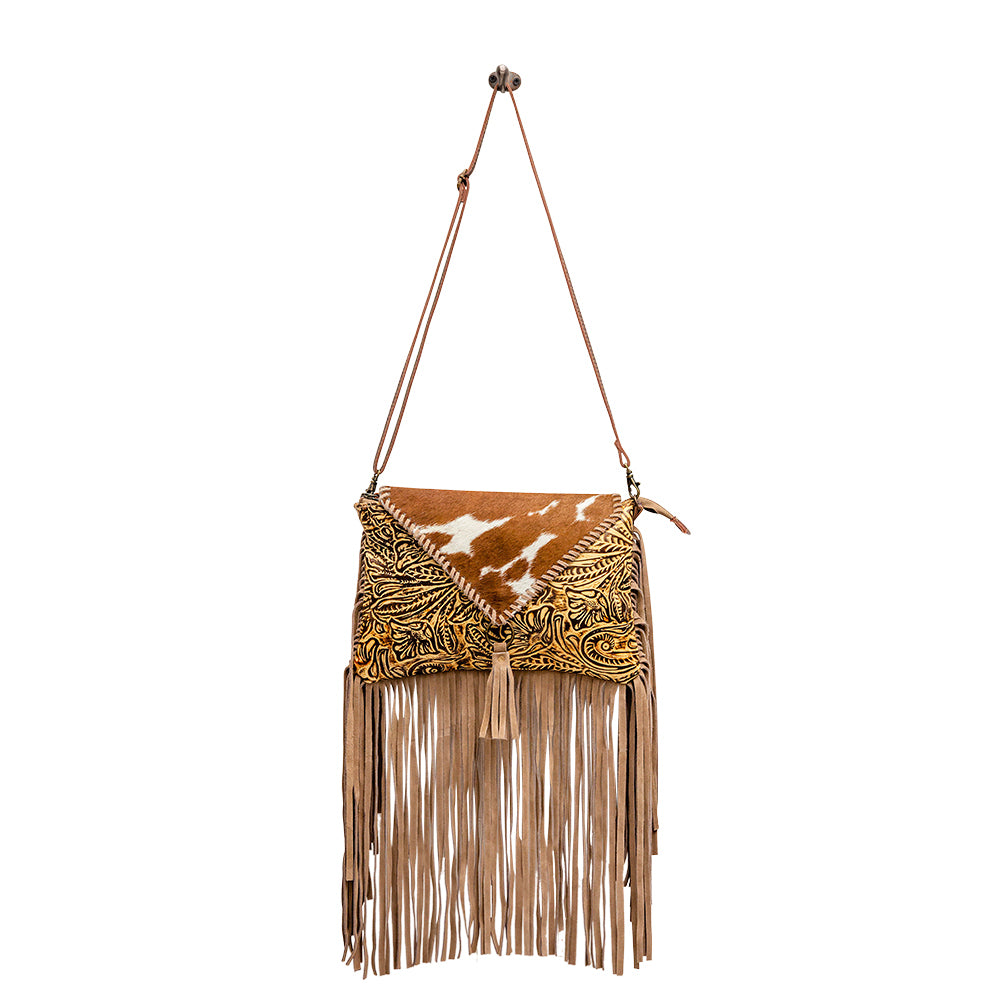 Harappa Leather & Hairon Bag - MyraUSA