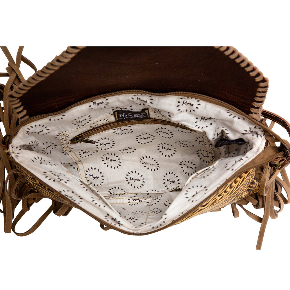 Harappa Leather & Hairon Bag - MyraUSA