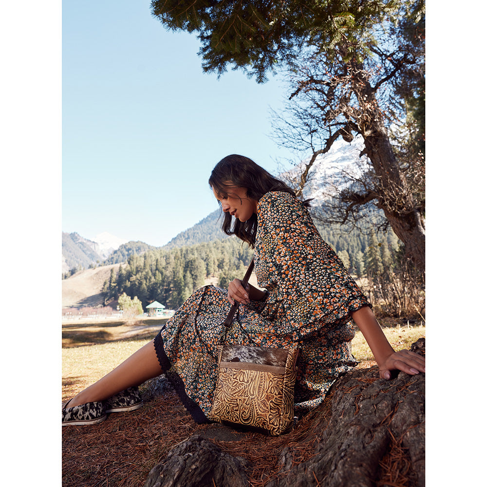 Myliean Leather & Hairon Bag - MyraUSA