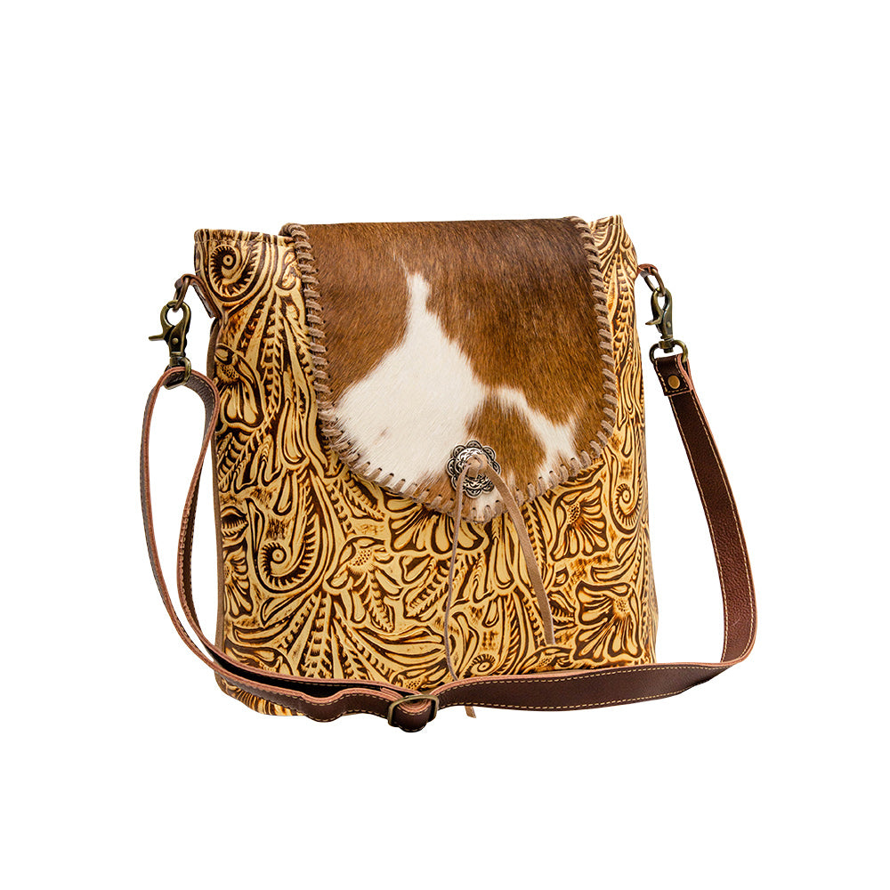 Kakarot Leather & Hairon Bag - MyraUSA