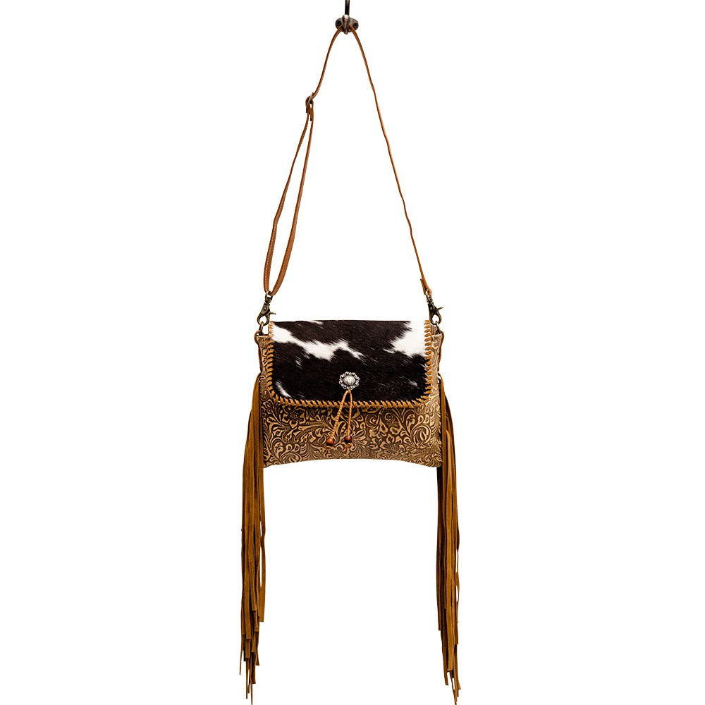 Lugia Leather & Hairon Bag - MyraUSA