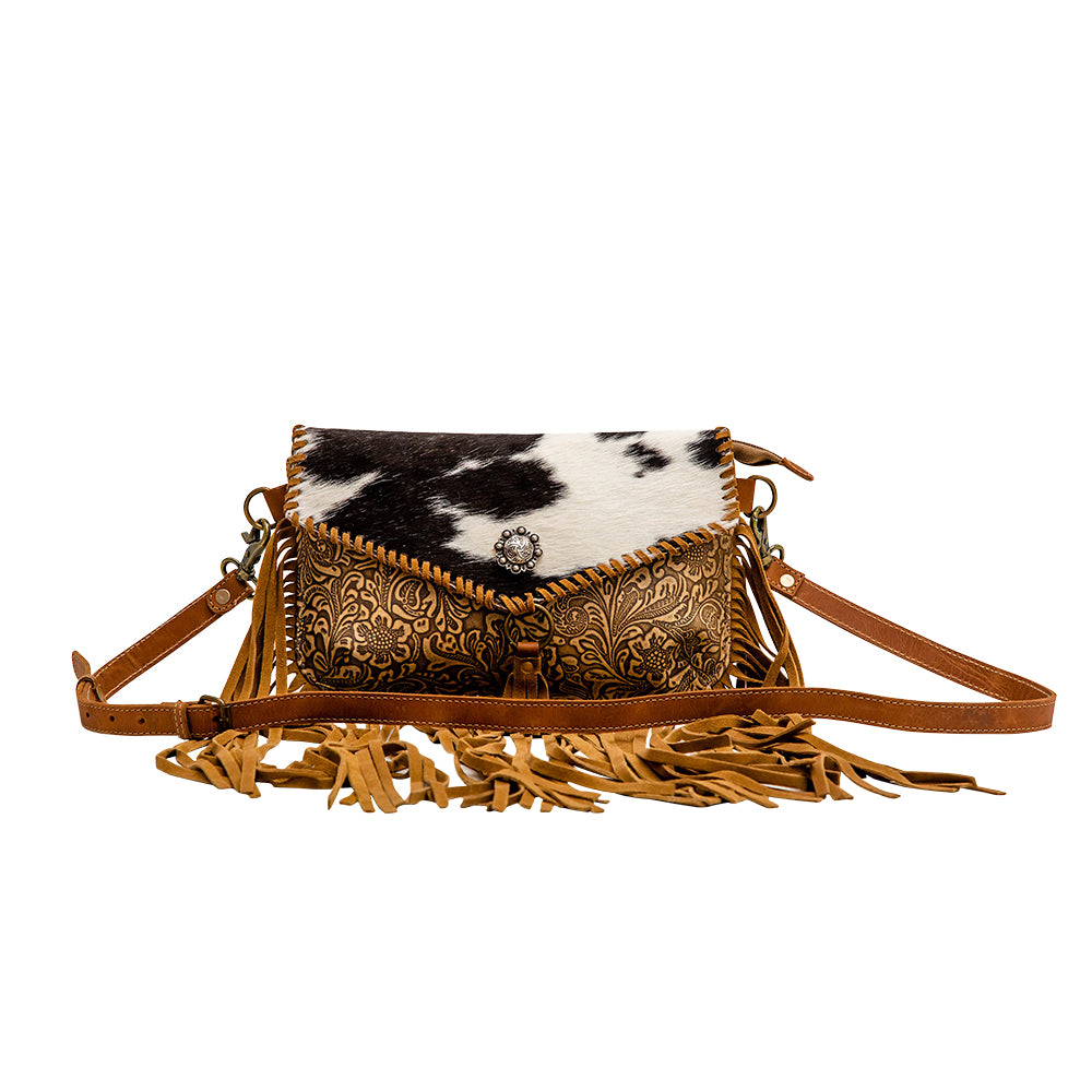 Mimikyu Leather & Hairon Bag - MyraUSA