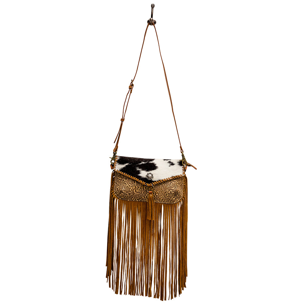Mimikyu Leather & Hairon Bag - MyraUSA