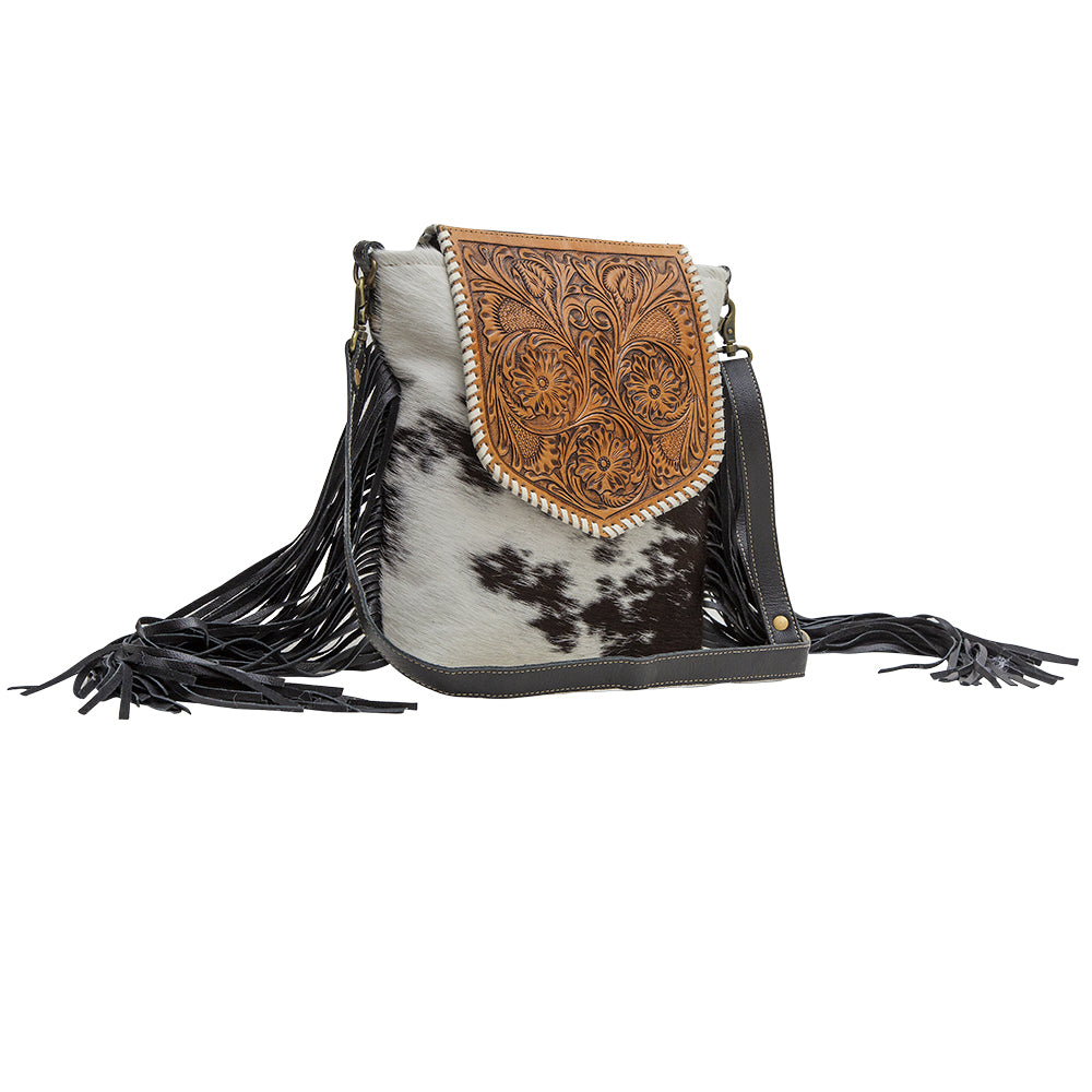 Ritzy Rift Hand-Tooled Bag - MyraUSA