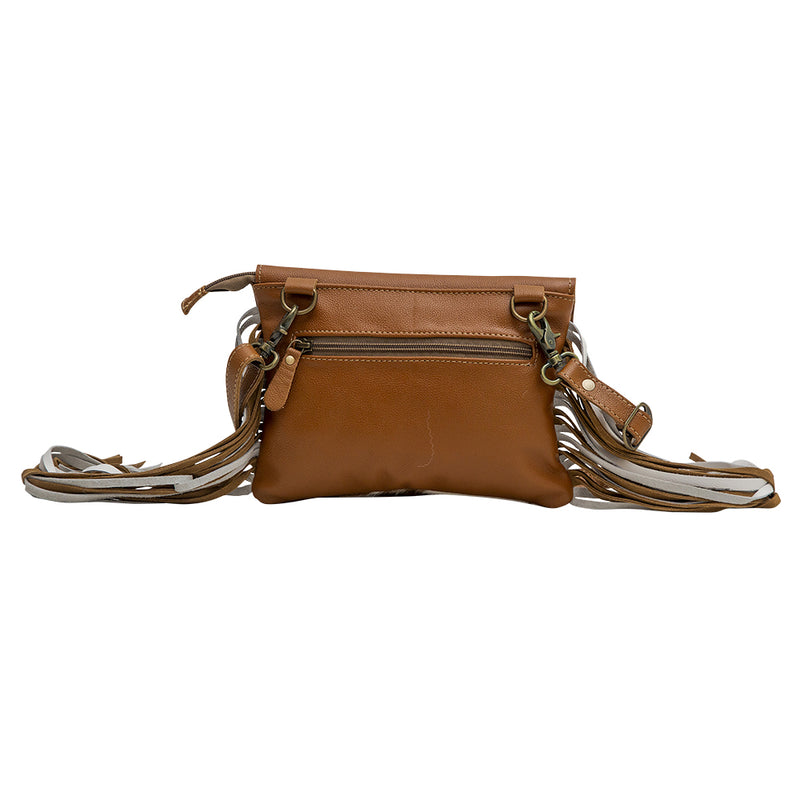 Glossy Moss Hand-Tooled Bag