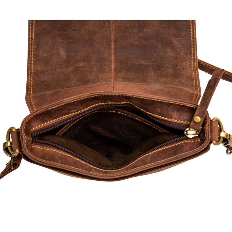 Ioga Leather & Hairon Bag