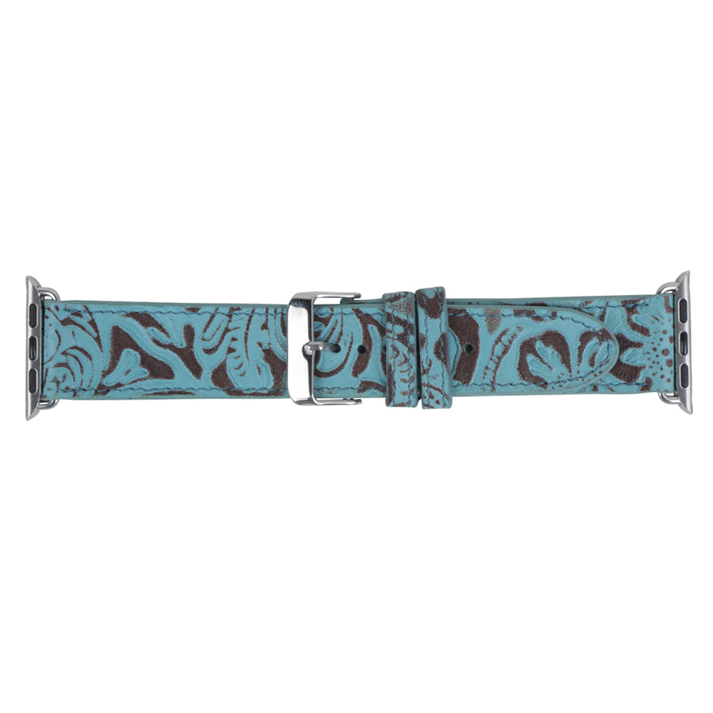 Fister Turquoise Leather Watch Band - MyraUSA