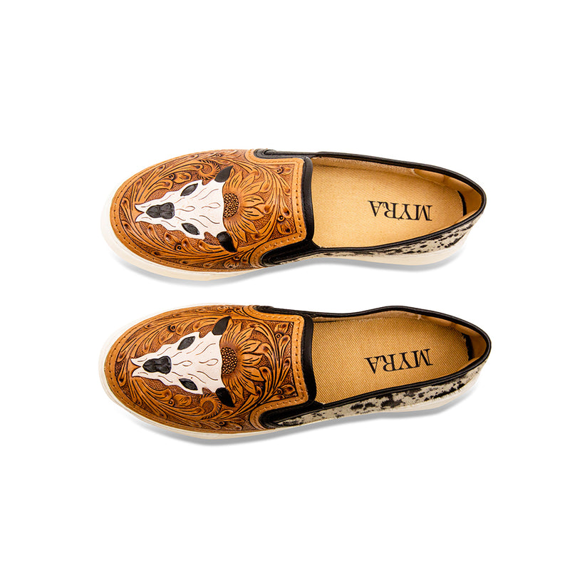 Reflexo Western Hand-Tooled Sneakers