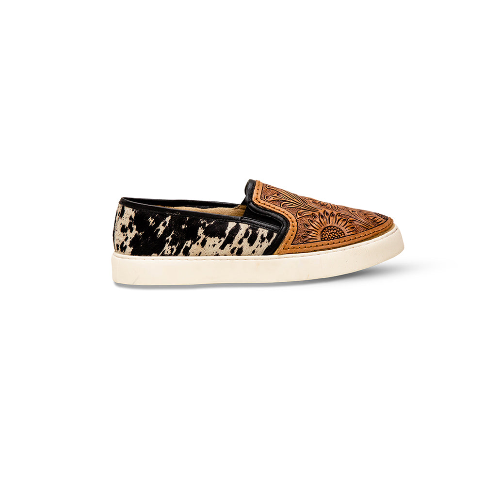 Shober Western Hand-Tooled Sneakers - MyraUSA
