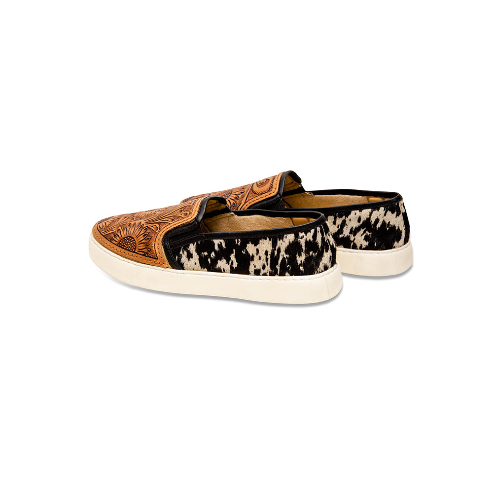 Shober Western Hand-Tooled Sneakers - MyraUSA
